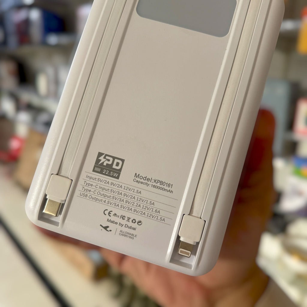 1.6 Lac mAh Fast Charging Power Bank KPB0161